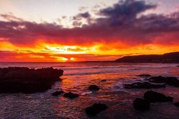 Hermanus sunset, Overberg, Whale Coast